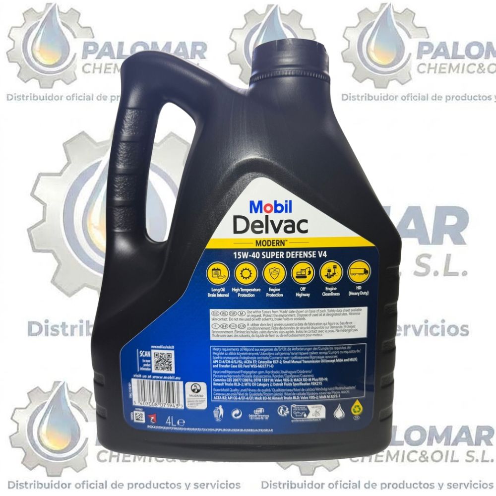 Mobil delvac modern 15w40 supdefv4 4l