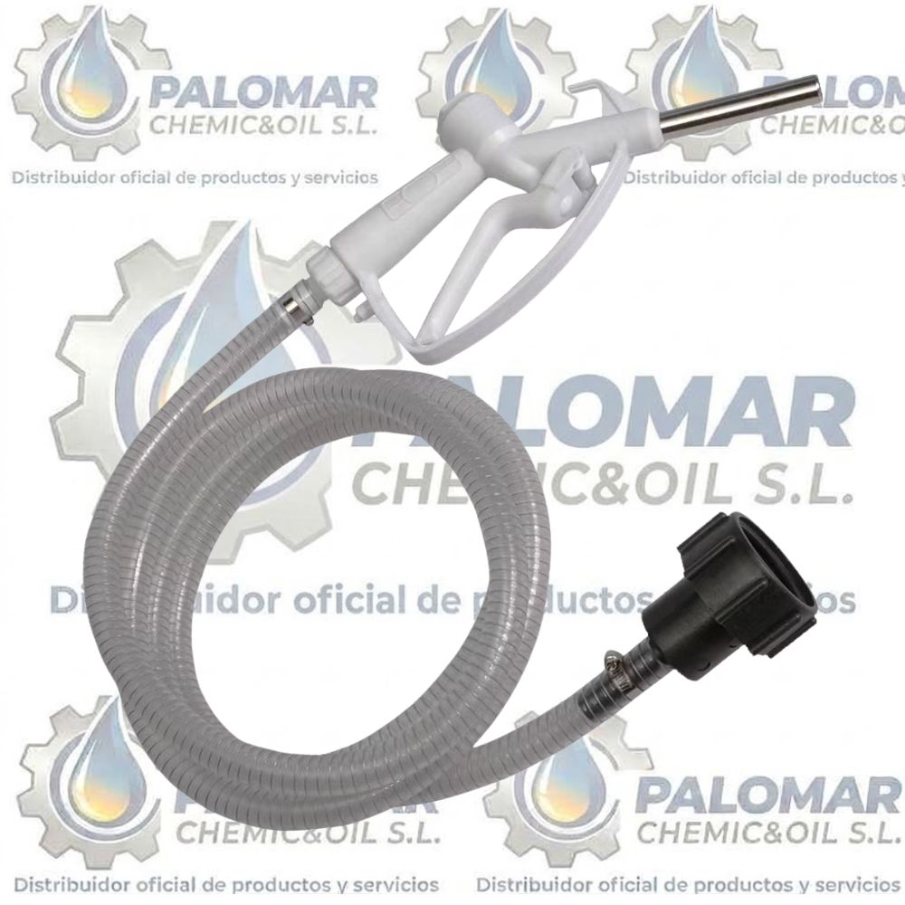 Kit descarga gravedad urea ; pistola m + 3m manguera + adaptador ibc 2