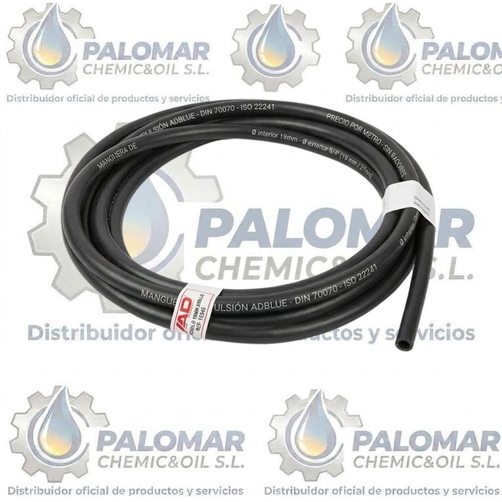 Manguera de impulsión sin racores para adblue de 3/4 y 19 mm interior por metros