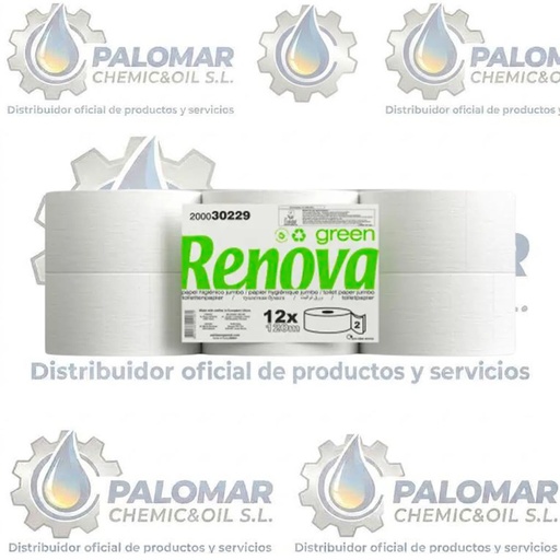 [8004961] Papel higienico industrial jumbo rnv 12und